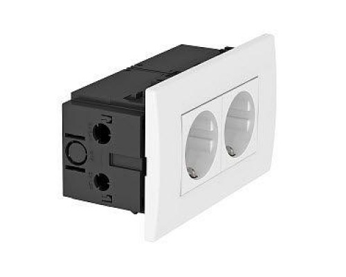 Блок укомплектованный розеточный AR45 2хModul45 84х140х59мм SDE-RW D0GN2 зел. OBO 6119408