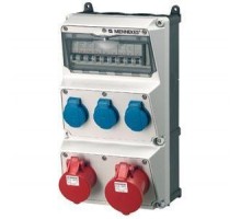 Бокс AMAXX IP44 2СЕЕ+3SCHUKO+5авт. выкл. Mennekes 930011
