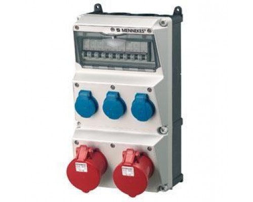 Бокс AMAXX IP44 2СЕЕ+3SCHUKO+5авт. выкл. Mennekes 930015R