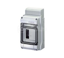 Бокс PS IP65 3мод. метр. отв. клемма PE+N сер. с прозр. дверью KV 7103 HENSEL 6100412