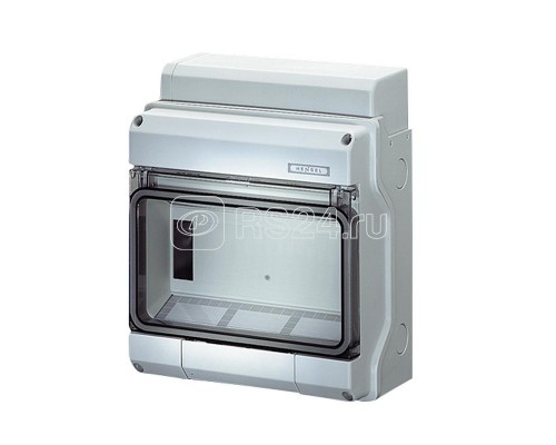 Бокс на 9 модулей метр. отв. без клеммы PE+N с прозр. дверью PS IP65 KV 6109 сер. HENSEL 6100419