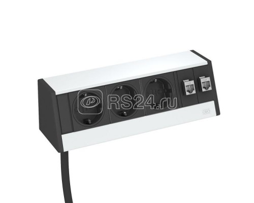Бокс настольный укомплектованный DB-0B3 D3S2K алюм. серебр. OBO 6116945