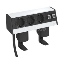 Бокс настольный укомплектованный DB-1B3 D3S2K алюм. серебр. OBO 6116942