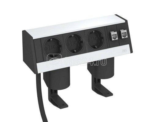 Бокс настольный укомплектованный DB-1B3 D3S2K алюм. серебр. OBO 6116942