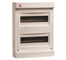 Бокс ОП IP40 24(2х12)м сер. без дверцы DKC 83624