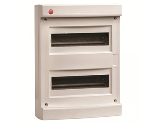 Бокс ОП IP40 24(2х12)м сер. без дверцы DKC 83624