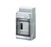 Бокс ОП IP54 для мод. автомат. 4мод. сер. с прозр. дверью KV 1604 HENSEL 61000754