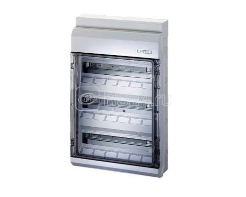 Бокс ОП IP54 для мод. автомат. 54мод. сер. с прозр. дверью KV 3654 HENSEL 6100241
