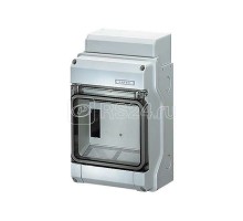 Бокс ОП IP54 для мод. автомат. 6мод. сер. с прозр. дверью KV 1606 HENSEL 61000755