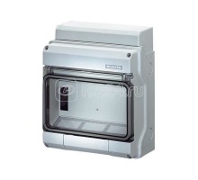 Бокс ОП IP54 для мод. автомат. 9мод. сер. с прозр. дверью KV 1609 HENSEL 61000756
