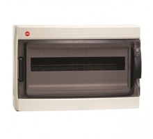 Бокс ОП IP65 18м сер/дым. двер. клемм. DKC 85718