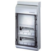 Бокс ОП IP65 для мод. автомат. 24мод. сер. с прозр. дверью KV 9330 HENSEL 6100432