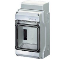 Бокс ОП IP65 для мод. автомат. 4.5мод. сер. с прозр. дверью KV 9104 HENSEL 6100056