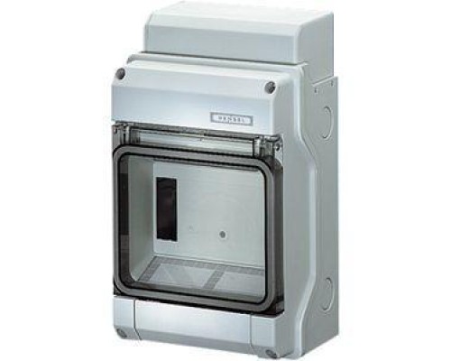 Бокс ОП IP65 для мод. автомат. 6мод. прозр. крышка KV 9106 HENSEL 6100057