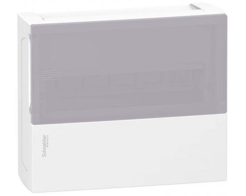 Бокс ОП MINI PRAGMA 1 ряд 12мод. бел. с дым. двер. IP40 SchE MIP12112T
