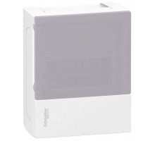 Бокс ОП MINI PRAGMA 1 ряд 6мод. бел. с дым. двер. IP40 SchE MIP12106T