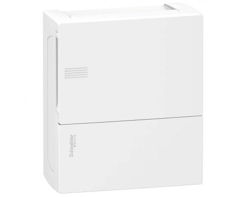 Бокс ОП MINI PRAGMA 1 ряд 8мод. бел. с бел. двер. IP40 SchE MIP12108