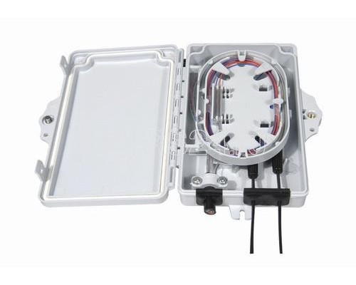 Бокс оптический FO-WBI-2A-GY настенный 2 порта (SC duplex LC) без пигтейлов и проходных адаптеров IP65 102 х 167 х 31мм сер. Hyperline 358583