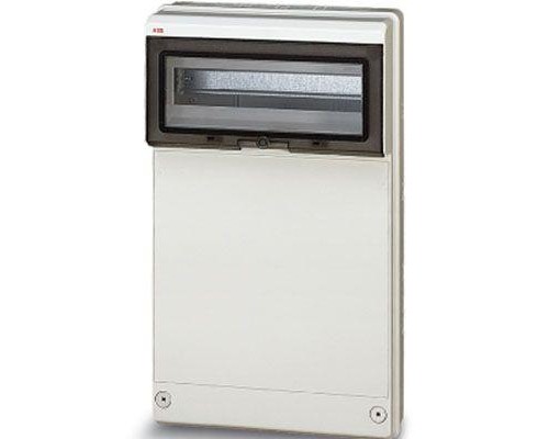 Бокс с глухой передней стенкой 380х570х140 на 18м сер. ABB 13208