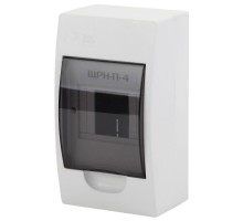Бокс ЩРН-П-4 мод. навесной пластик IP41 SIMPLE NO-box_simple-plastic_4_surface ЭРА Б0041521