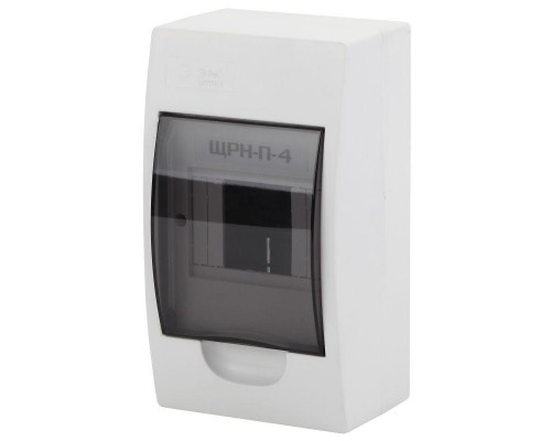 Бокс ЩРН-П-4 мод. навесной пластик IP41 SIMPLE NO-box_simple-plastic_4_surface ЭРА Б0041521
