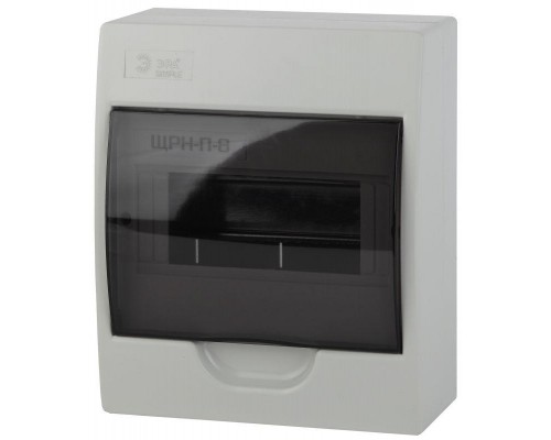 Бокс ЩРН-П-8 мод. навесной пластик IP41 SIMPLE NO-box_simple-plastic_8_surface ЭРА Б0041523
