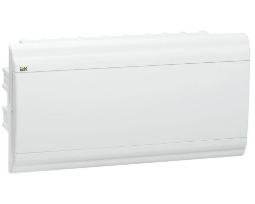 Бокс ЩРВ-П-18 мод. встраив. пластик IP41 PRIME бел. дверь ИЭК MKP82-V-18-WD-41-10