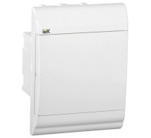 Бокс ЩРВ-П-4 мод. встраив. пластик IP41 PRIME бел. дверь ИЭК MKP82-V-04-WD-41-20