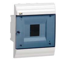 Бокс ЩРВ-П-4 мод. встраив. пластик IP41 PRIME ИЭК MKP82-V-04-41-20
