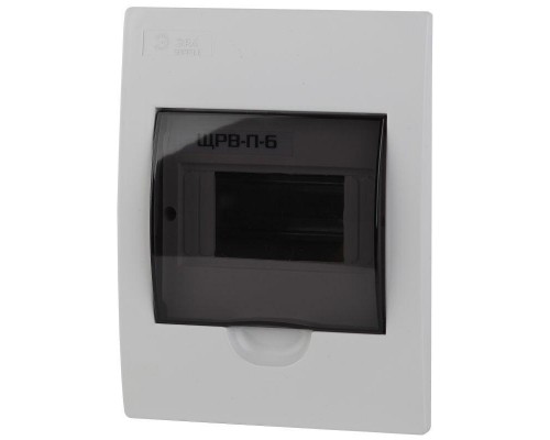 Бокс ЩРВ-П-6 мод. встраив. пластик IP41 SIMPLE NO-box_simple-plastic_6_flush ЭРА Б0041510