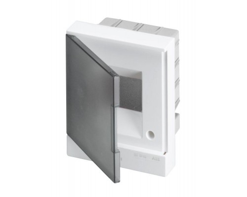 Бокс в нишу Basic E 4М сер. прозр. дверь (с клемм) ABB 1SZR004002A1201
