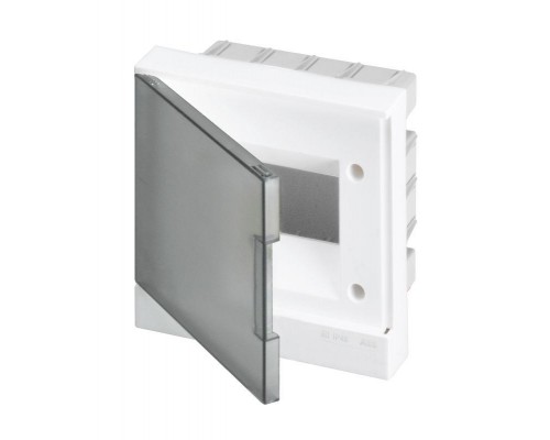 Бокс в нишу Basic E 6М сер. прозр. дверь (с клемм) ABB 1SZR004002A1202
