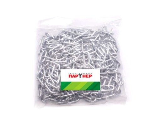 Цепь короткозвенная DIN766 D3 оцинк. (уп.5м) Партнер 57880