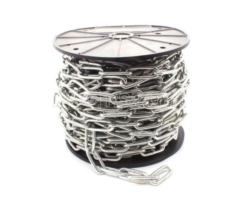 Цепь сварная D5мм длинное звено DIN763 цинк (уп.30м) Партнер 18304