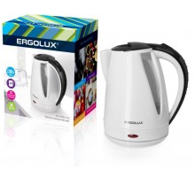 Чайник ELX-KP02-C32 пласт. 1.8л 160-250В 1500-2300Вт бел./черн. Ergolux 13119
