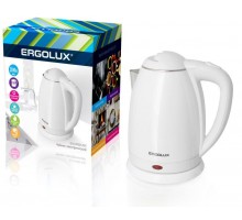 Чайник ELX-KS02-C01 нерж.сталь/пластик 1.8л 160-250В 1500-2300Вт бел. Ergolux 13122
