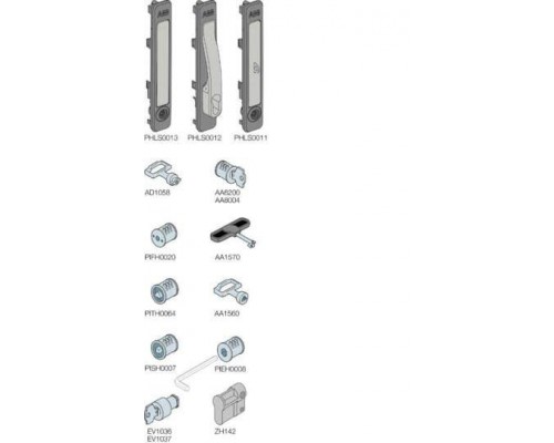 Цилиндр под ключ с двумя бородками ABB 1STQ008118A0000