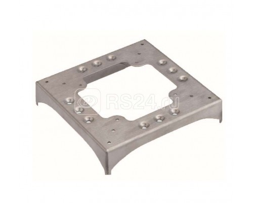 Цоколь для соед. напольного кабель-канала с 2 перф. 85х18мм и 2 вырез. под 90град.130х18мм алюм. Simon Connect KTA8229-8