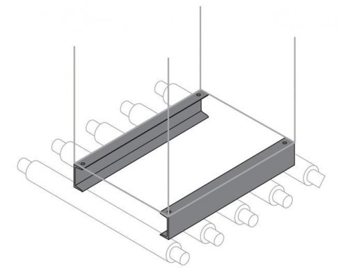 Цоколь усиленный 100х1000 (уп.2шт) ABB EZ1001