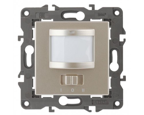 Датчик движения 14-4103-04 2-проводной 180-250В 200Вт Elegance шампань ЭРА Б0034355