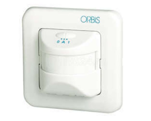 Датчик движения 195град. ORBIMAT IP20 настен. бел. Orbis OB132612