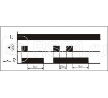 Датчик движения инфракрасный DR-05 B (черн. макс. дальность 12м 140град. монтаж на плоскость 230В AC 5А 1NO IP44) F&F EA01.007.004