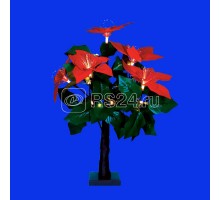 Дерево LED ULD-T2850-020/SNA/3AA WARM WHITE IP20 XMAS STAR Рождественская звезда 3АА (не в/к) 20х50см. 20 диодов тепл. белый. Uniel UL-00007286