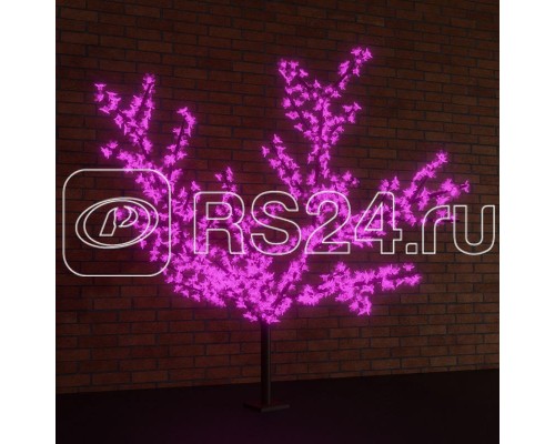 Дерево светодиод. Сакура фиол. 240см 1728LED 210Вт 24В IP65 NEON-NIGHT 531-126