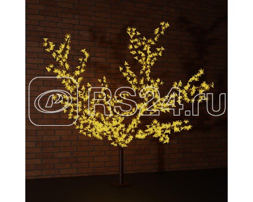 Дерево светодиод. Сакура желт. 240см 1728LED 210Вт 24В IP54 NEON-NIGHT 531-121