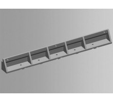 Держатель для 3-х шин ABB ZX640