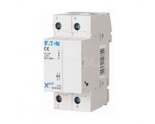 Держатель предохранителя 10х38 2п C10-SLS/32/2-L EATON 112227