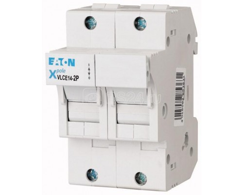 Держатель/разъединитель цилиндр. вставок 14х51 2Р CE14-2P EATON 192376