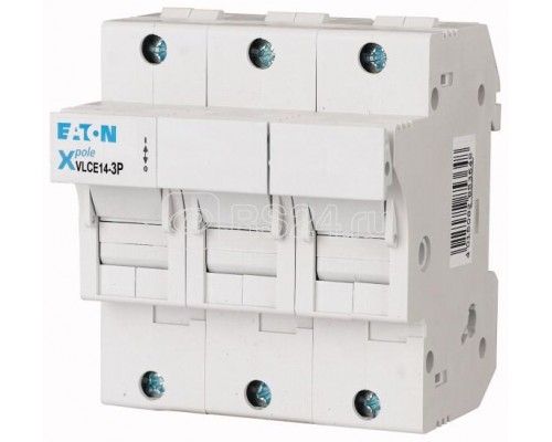 Держатель/разъединитель цилиндр. вставок 14х51 3Р CE14-3P EATON 192377