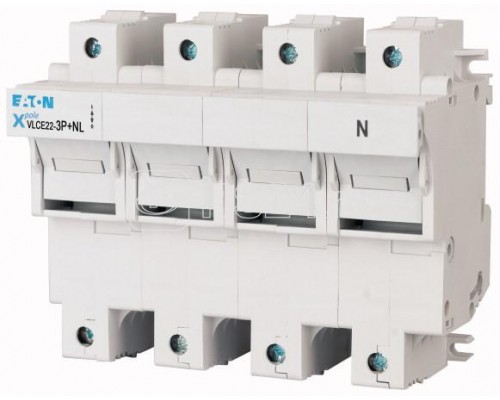 Держатель/разъединитель цилиндр. вставок 22х58 3P+N CE22-3P+N EATON 192372